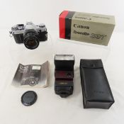 Canon AE-1 35mm Film Camera w/ 50mm f/1.8 Lens