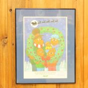 Artist Signed Berenstain Bears Christmas Print