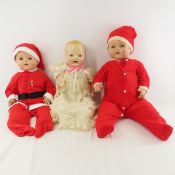 Effanbee Sugar Baby and 2 Other Compo Baby Dolls