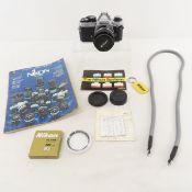 Nikon FM2N 35mm Film Camera w/ 50mm f/1.4 Lens