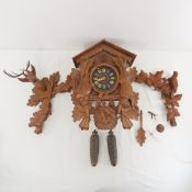 German Black Forest Cuckoo Clock & Parts