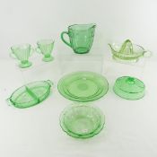 Vintage Vaseline & Other Green Glass
