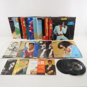 17 Elvis LP's, 14 45 Records & More
