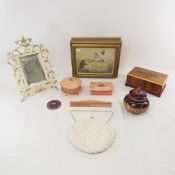 Vanity Boxes, Cast Iron Mirror Frame & More