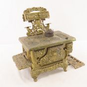 Royal Kenton Brass Wood Burning Stove