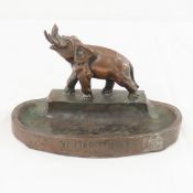 Sefton Boxes Bronze Advertising Elephant Tray