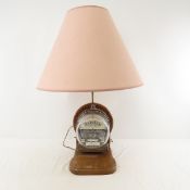 Vintage Sangamo Electrical Meter Table Lamp