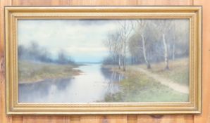 Antique Original George Howell Gay Watercolor