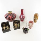 Chinese & Japanese Vases, Bookends and More