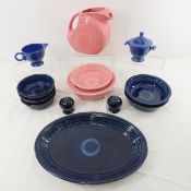 Rose & Cobalt Fiestaware Dishes