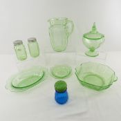 Vintage Vaseline & Other Green Glass