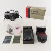Canon AE-1 Program 35mm Camera w/ 50mm f/1.8 Lens