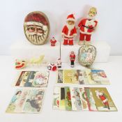 Vintage Steiff Santa, Windup Bell Ringing Santa
