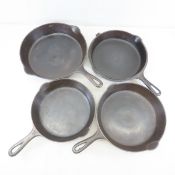 Griswold Cast Iron Skillets #7, #8(2) & #10