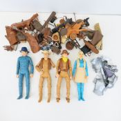 Vintage Marx Best of The West Figures, Accessories