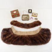 Mink Collars, Petit Point Purse & Compact & More