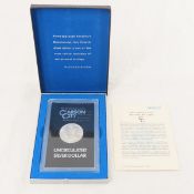 1884 CC Morgan Silver Dollar BU in GSA Case