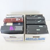 Binders of sports cards, several complete sets