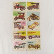 10 1953 Topps World On Wheels Cards