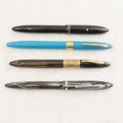 4 Vintage Sheaffer White Dot Fountain Pens