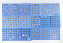 Lincoln Wheat Cent Collection in books