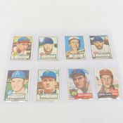8 1952 & 1953 Topps Baseball Cards