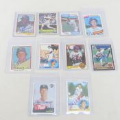 10 1970s & 80s Autographed Baseball Cards