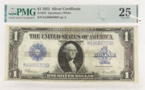 1923 $1 Silver Certificate PMG 25VF