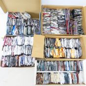 35 Pounds Cut Open 1990's Mixed Sports Card Packs