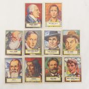 10 1952 Topps Look 'n See Trading Cards