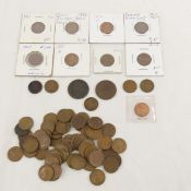 Indian Head, Wheat, & 2 Large Cents