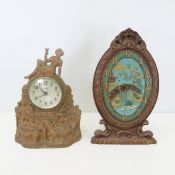 Lux 'Blossom Time' & 'Repeal' Vintage Clocks