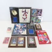 Sports Cards, Plaques, Signed Cards & more