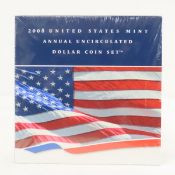 2008 US Mint Dollar Set Sealed. 1 ozt Silver Eagle