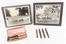 Vintage Parker Fountain Pens & Company Photos