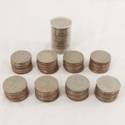 100 Mixed Date Eisenhower Dollars