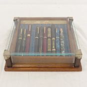 Fountain Pen Display with pens. Shaeffer & more