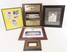 Framed Harmon Killebrew & Other Twins Signatures