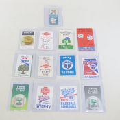12 Vintage MN Twins Schedules & 1 Matchbook