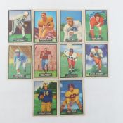10 1951 Topps Magic Football Cards