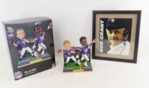 MN Vikings Keenum & Diggs Bobbles & Bud Grant