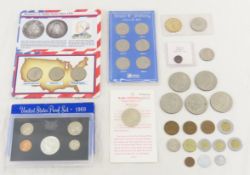 Mixed US Coins, 1967 Proof, Eisenhower & Susan B
