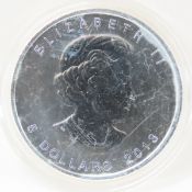 2013 Canadian $5 1 ozt .9999 Silver Coin