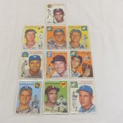 10 Sharp 1954 Topps Baseball Cards