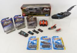 Collection of Batmobiles, Remote Control & Other