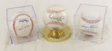 Signed Bert Blyleven & Harmon Killebrew Baseballs