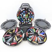 150+ Modern Hot Wheels in Rally & Spinner Cases