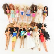 20+ 1980-2000's Barbie Dolls-Blonde, Red, Brunette