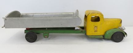 Vintage Turner Pressed Steel Dump Truck