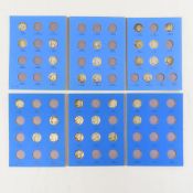 30 Washington Silver Quarters in 2 Books